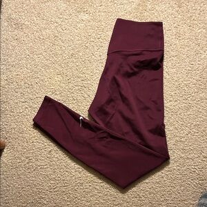 Nike Burgundy Leggings